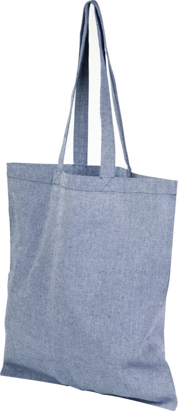 Logo trade promotional products picture of: Pheebs recycled cotton tote bag, light blue