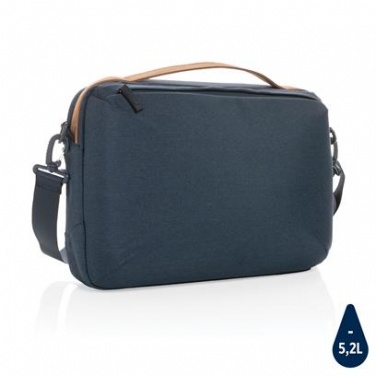 Logotrade promotional giveaway picture of: Laptop bag Impact AWARE™ 300D two tone deluxe 15.6", navy