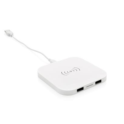 Logotrade business gift image of: Wireless 5W charging pad, white