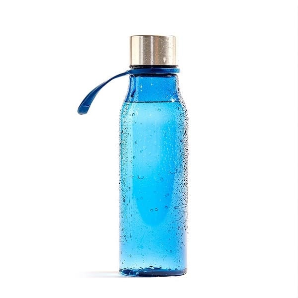 Logo trade promotional gifts image of: Water bottle Lean, navy