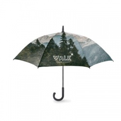 Logo trade business gifts image of: 23" windproof premium umbrella RPET