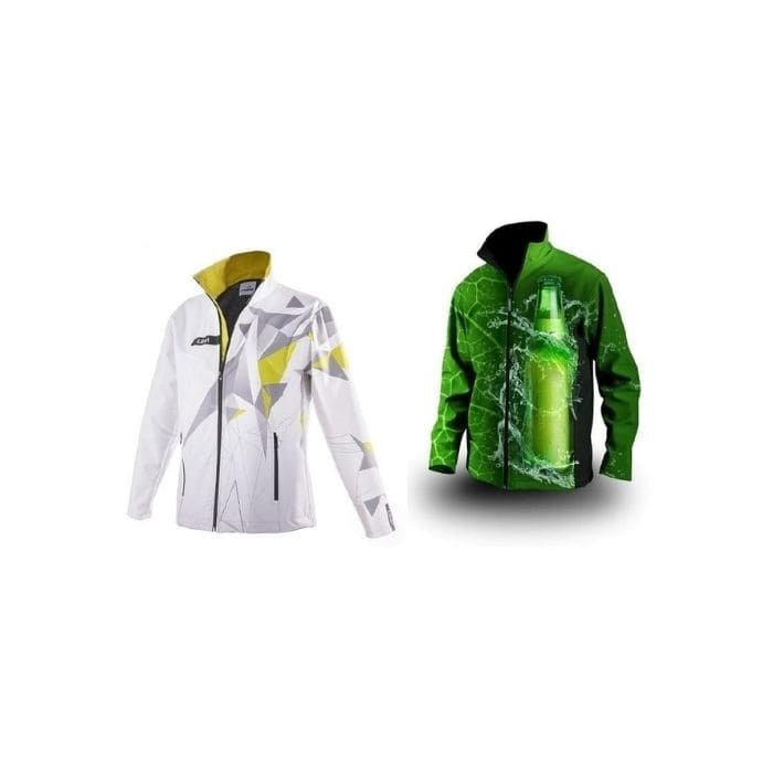 Logo trade promotional merchandise photo of: The Softshell jacket with full color print