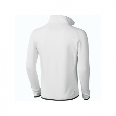 Logotrade business gift image of: Brossard micro fleece full zip jacket, white