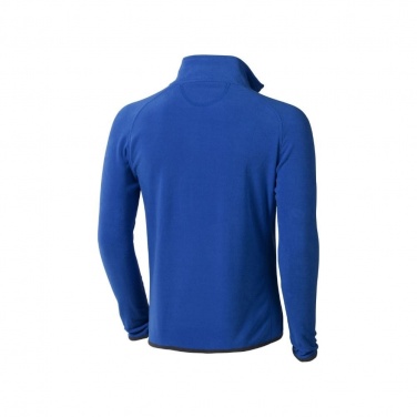 Logo trade business gifts image of: Fleece Brossard micro fleece full zip jacket, blue