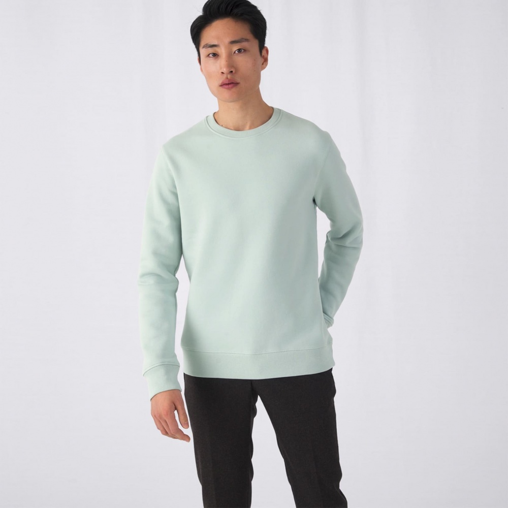 Logotrade promotional giveaway image of: Sweater KING CREW NECK, aqua green