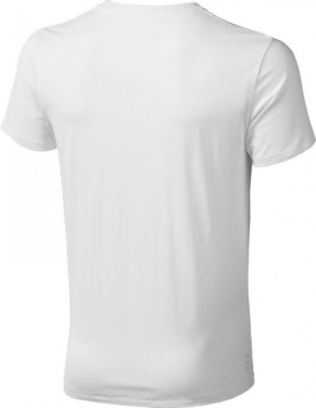 Logo trade promotional gifts image of: Nanaimo short sleeve T-Shirt, white