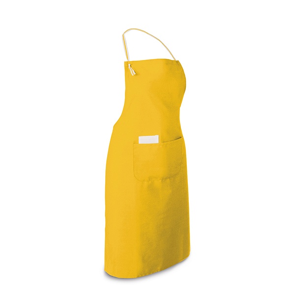 Logotrade promotional product picture of: Apron with 2 pockets, yellow