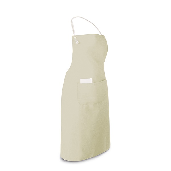 Logo trade advertising product photo of: Apron with 2 pockets, beige