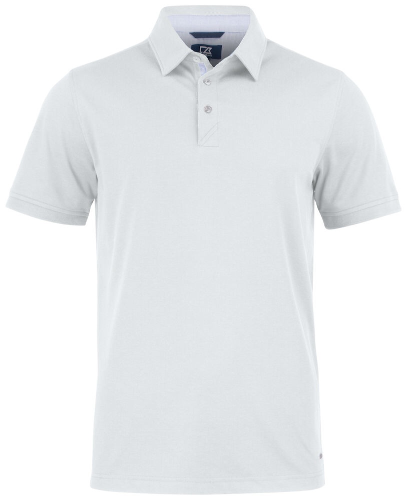 Logo trade promotional items image of: Advantage Premium Polo Men, white