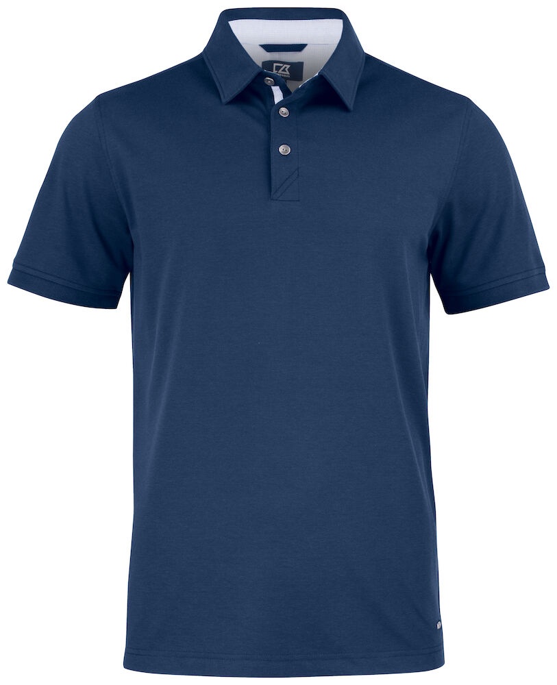 Logo trade promotional products image of: Advantage Premium Polo Men, navy