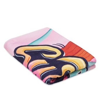Logo trade promotional gifts image of: Full colour beach towel
