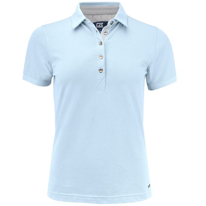 Logotrade promotional product picture of: Advantage Premium Polo Ladies, sky blue
