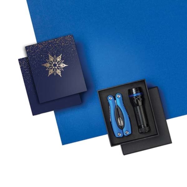 Logo trade promotional product photo of: Gift set Colorado II - torch & large multitool