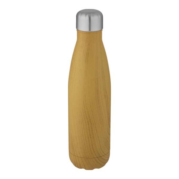 Logo trade promotional gifts image of: Cove vacuum insulated stainless steel bottle, 500 ml, lightbrown
