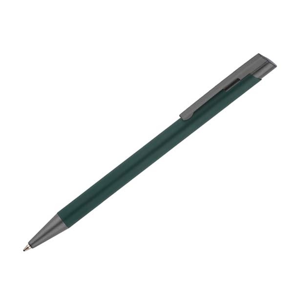 Logo trade promotional products image of: Soft touch ballpen Optima, green