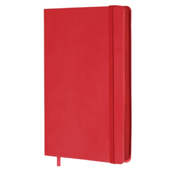 Logo trade advertising products picture of: Grid notebook Shady GRS A5, red