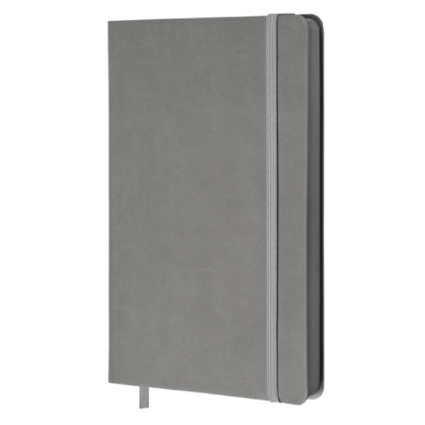 Logo trade advertising product photo of: Grid notebook Shady GRS A5, gray