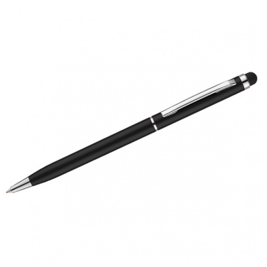 Logo trade promotional items image of: Touch pen Tin, black