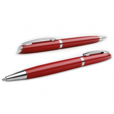 Logo trade promotional gifts image of: Ball pen Lando, red