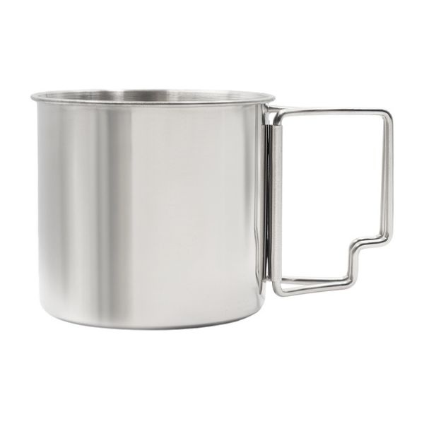 Logo trade promotional giveaways picture of: Steel mug, 350 ml, silver