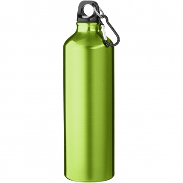 Logo trade promotional gifts picture of: Oregon 770 ml aluminium water bottle with carabiner