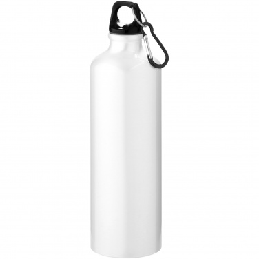 Logo trade business gift photo of: Oregon 770 ml aluminium water bottle with carabiner