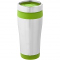 Elwood 410 ml insulated tumbler, Silver / Lime green