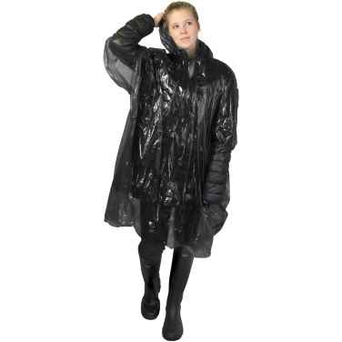 Logotrade corporate gift picture of: Ziva disposable rain poncho with storage pouch