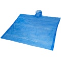 Ziva disposable rain poncho with storage pouch, Royal blue