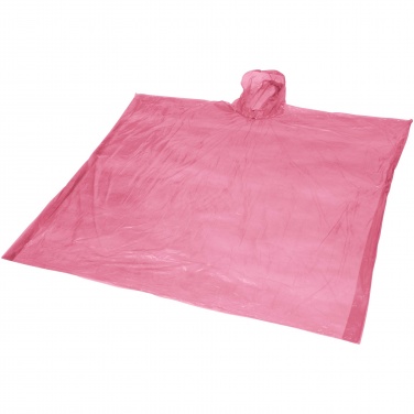 Logo trade promotional products picture of: Ziva disposable rain poncho with storage pouch