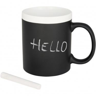 Logo trade promotional gift photo of: Chalk-write 330 ml ceramic mug