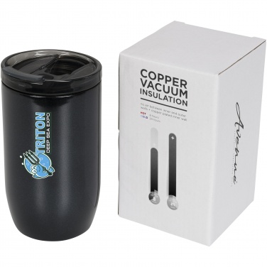 Logo trade corporate gifts image of: Lagom 380 ml copper vacuum insulated tumbler