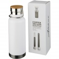 Thor 480 ml copper vacuum insulated water bottle, White