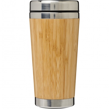 Logotrade business gift image of: Bambus 450 ml tumbler with bamboo outer