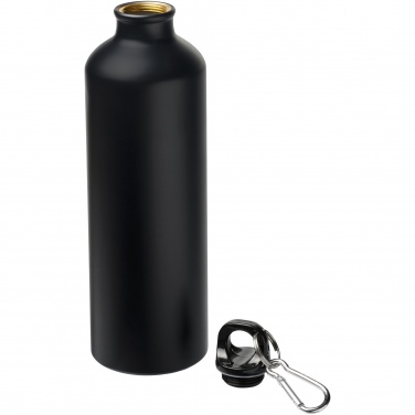 Logo trade promotional gifts picture of: Oregon 770 ml matte water bottle with carabiner