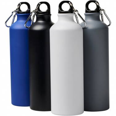 Logo trade promotional products image of: Oregon 770 ml matte water bottle with carabiner