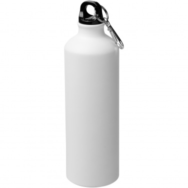 Logo trade promotional items image of: Oregon 770 ml matte water bottle with carabiner