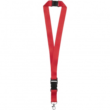 Logo trade promotional item photo of: Yogi lanyard detachable buckle break-away closure