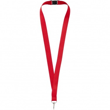 Logo trade promotional merchandise image of: Lago lanyard with break-away closure