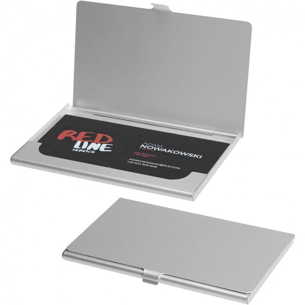 Logo trade promotional merchandise picture of: Shanghai business card holder