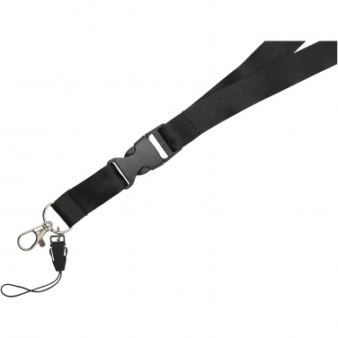 Logo trade corporate gifts picture of: Sagan phone holder lanyard with detachable buckle