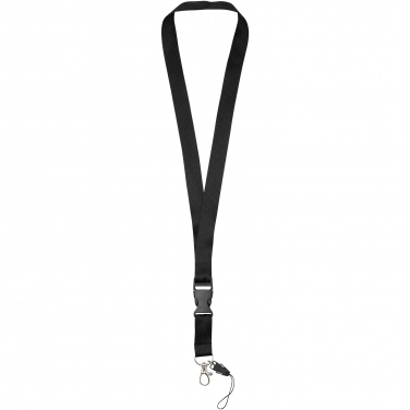 Logo trade corporate gift photo of: Sagan phone holder lanyard with detachable buckle