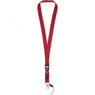 Logo trade advertising products image of: Sagan phone holder lanyard with detachable buckle