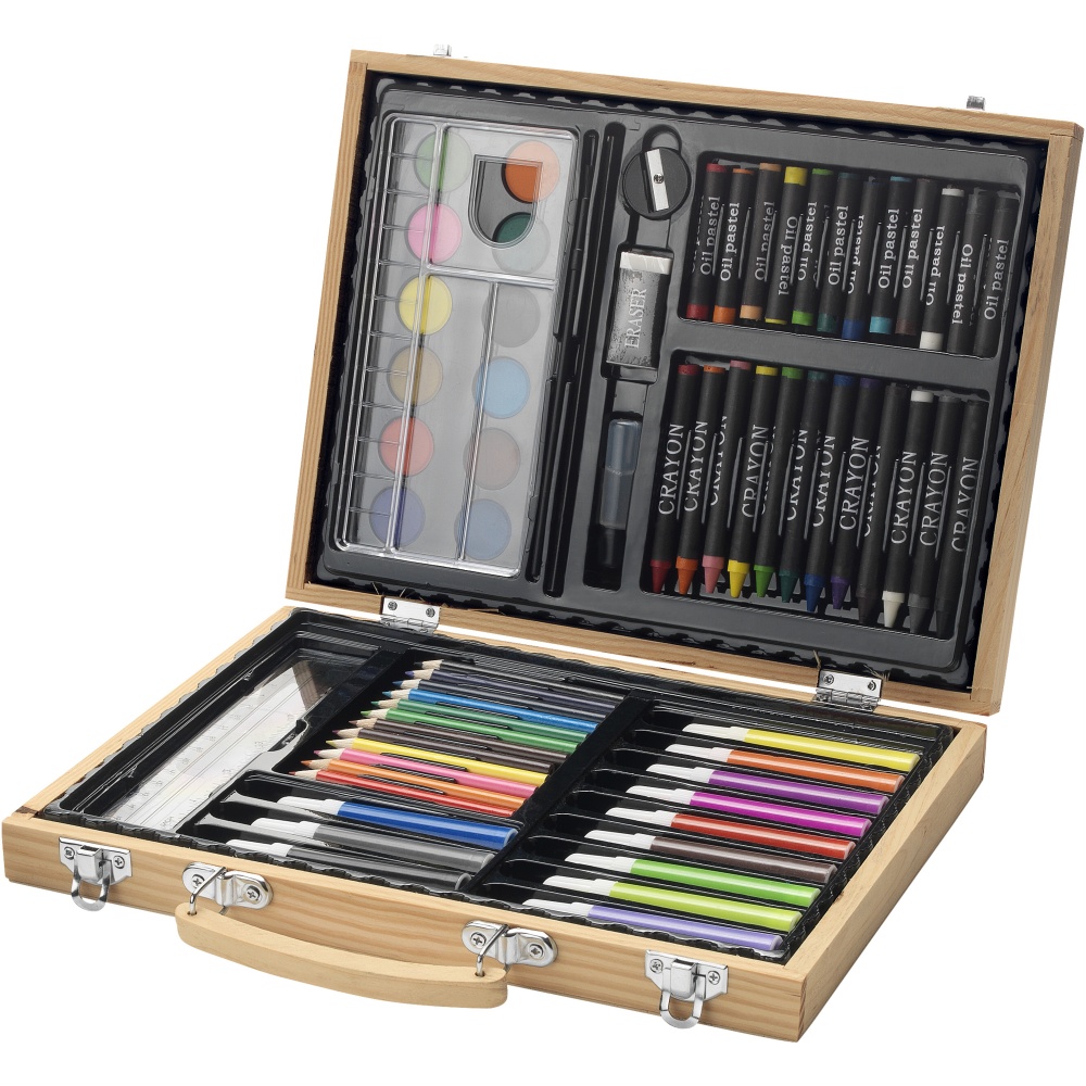 Logotrade advertising product image of: Rainbow 67-piece colouring set