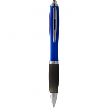 Logotrade promotional gift picture of: Nash ballpoint pen coloured barrel and black grip