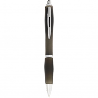 Logotrade promotional products photo of: Nash ballpoint pen coloured barrel and black grip