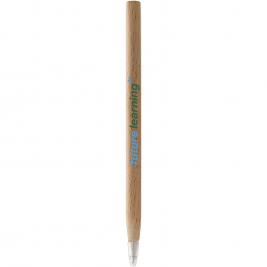 Logo trade advertising product photo of: Arica wooden ballpoint pen