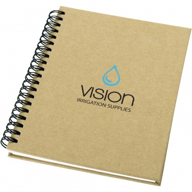 Logo trade business gift photo of: Mendel recycled notebook