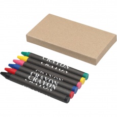 Ayo 6-piece coloured crayon set