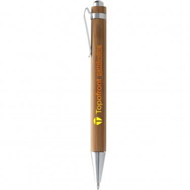 Logo trade business gift photo of: Celuk bamboo ballpoint pen